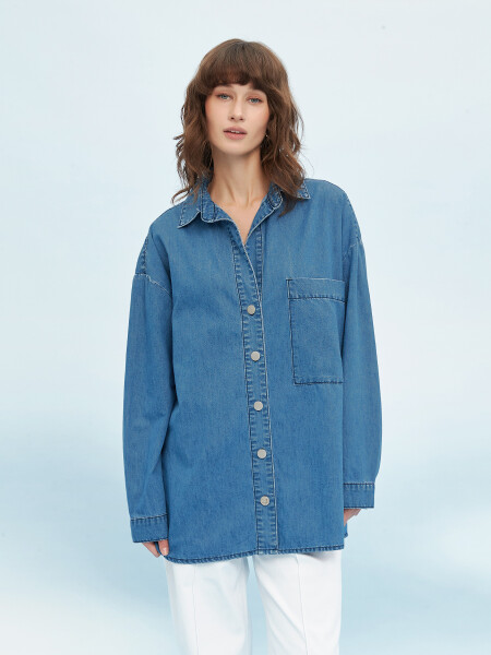 CAMISA MONTEGO AZUL