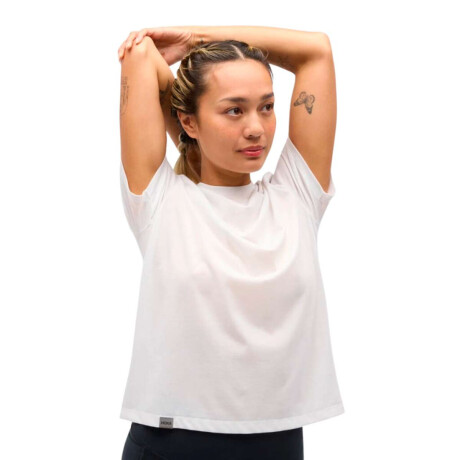 Hoka Glidetech Remera Para Mujer Blanco
