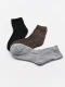 MEDIAS PACK X 3 GRIS OSCURO