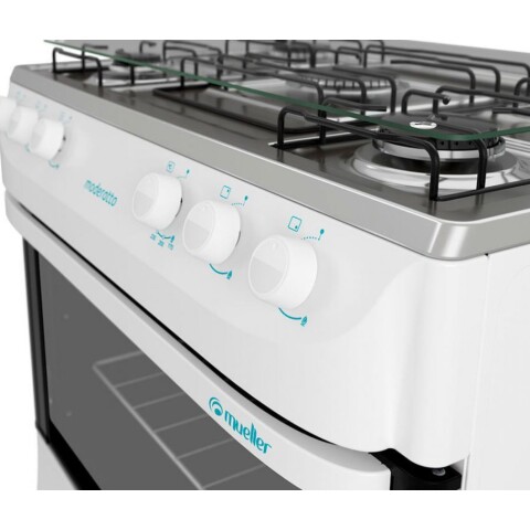 Cocina a Gas Mueller Moderatto 5 Hornallas Ultra Llama 129070 Cocina a Gas Mueller Moderatto 5 Hornallas Ultra Llama 129070