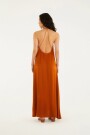 VESTIDO LARGO Marron