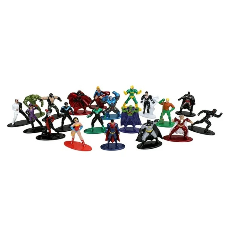 Figuras Nano DC-Comics 20 Figuras de Metal de 1.65 Pulgadas Figuras Nano DC-Comics 20 Figuras de Metal de 1.65 Pulgadas
