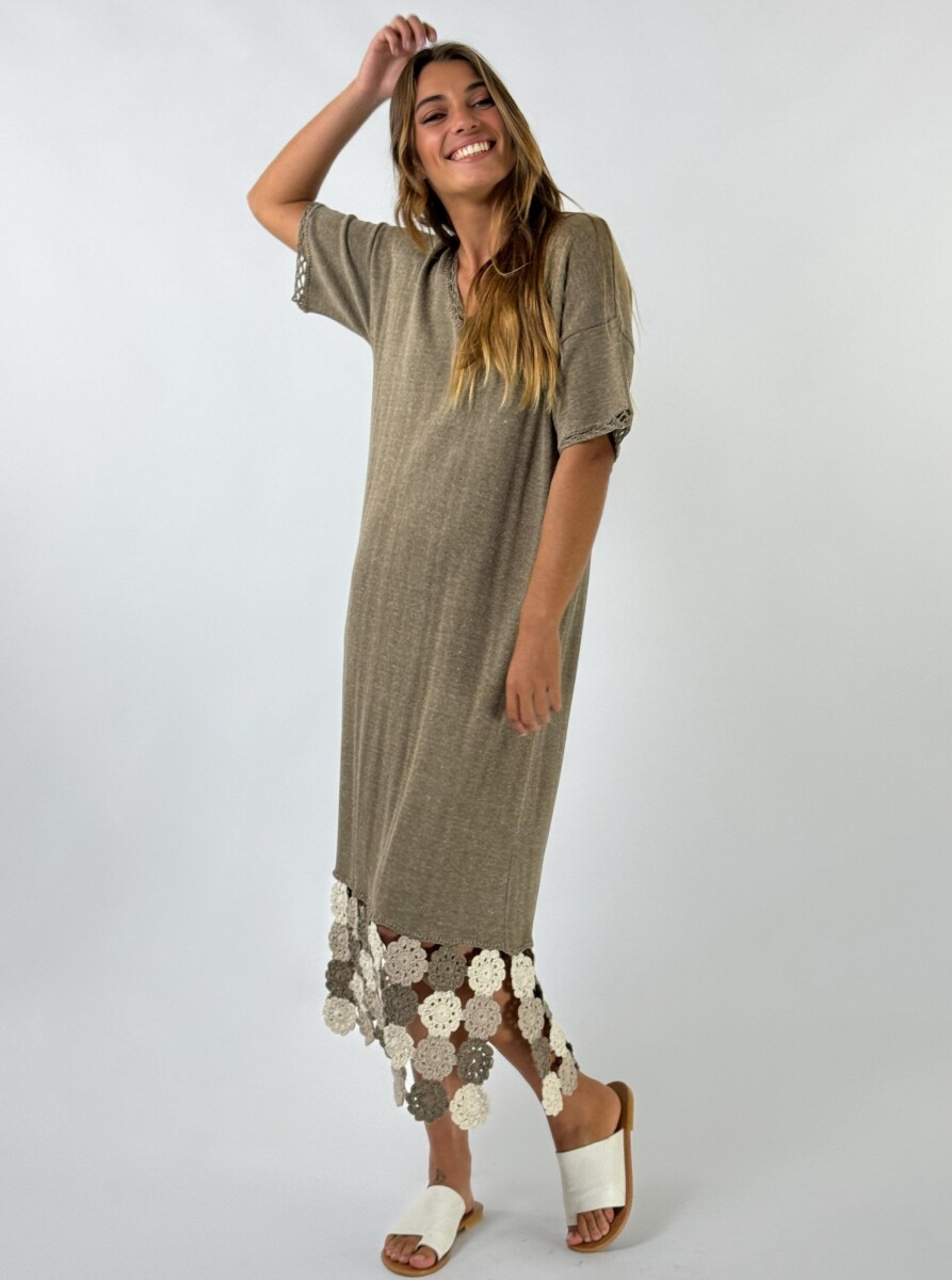 VESTIDO SAPHYRA - TOSTADO 