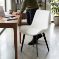 Silla de comedor Tapizada Negra Blanco