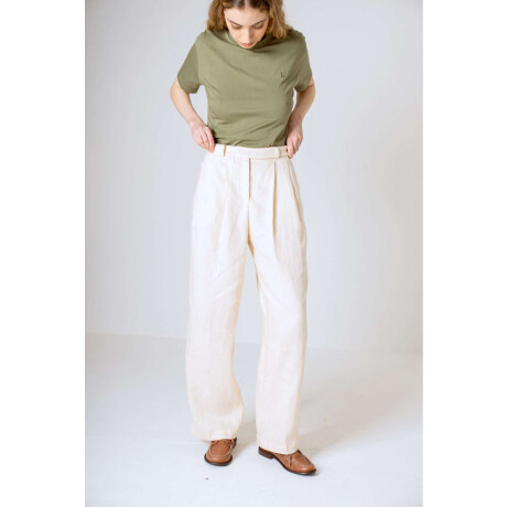 Pantalón Teby Off White