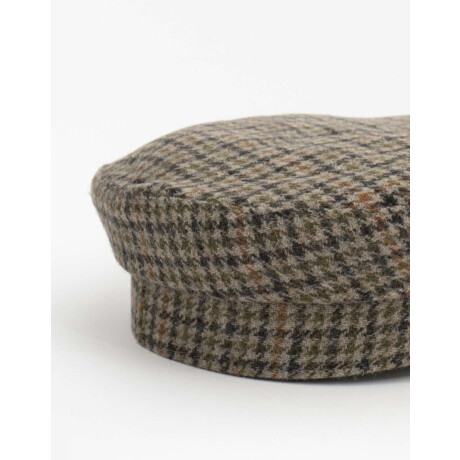 Gorra Baker Escocesa Marron Chocolate