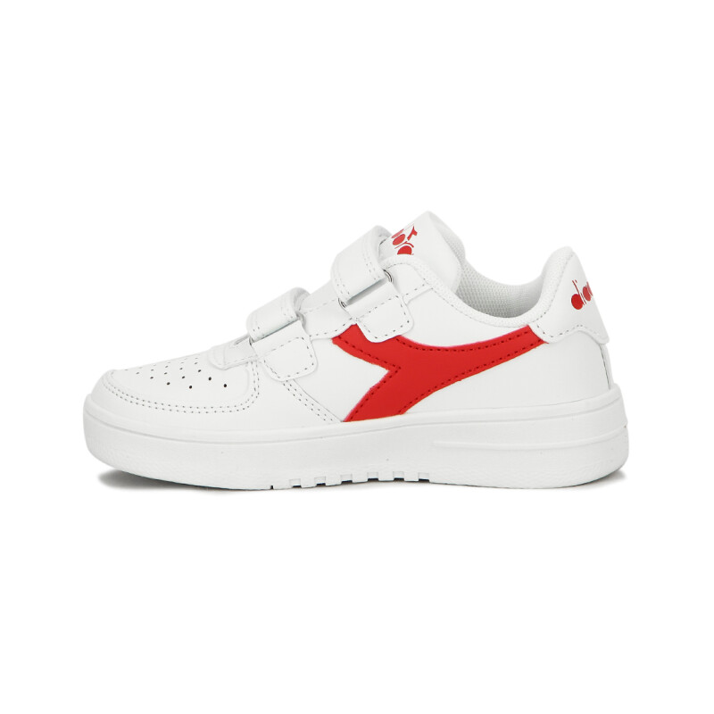 Diadora Champion Lifestyle Spitfire Con Velcro Niño - Blanco/Rojo Blanco-Rojo