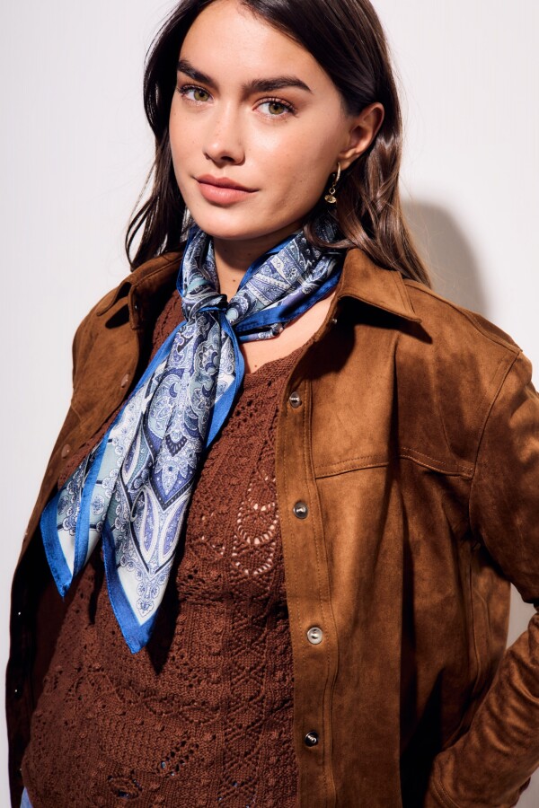 Camisa Gamuza Vegana Camel