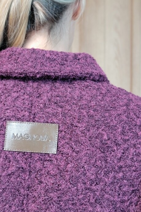 Chaqueta Manhattan Corderito Bordeaux