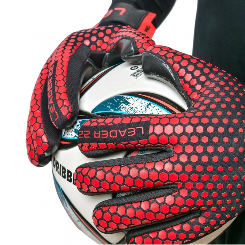 GUANTES DRB LEADER BLACK/RED