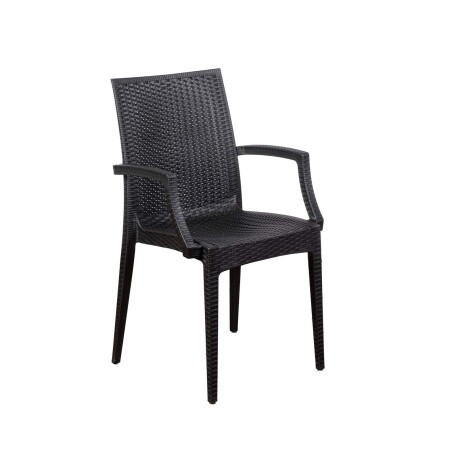 JUEGO COMEDOR NEGRO POLIPROPILENO KOLEOS