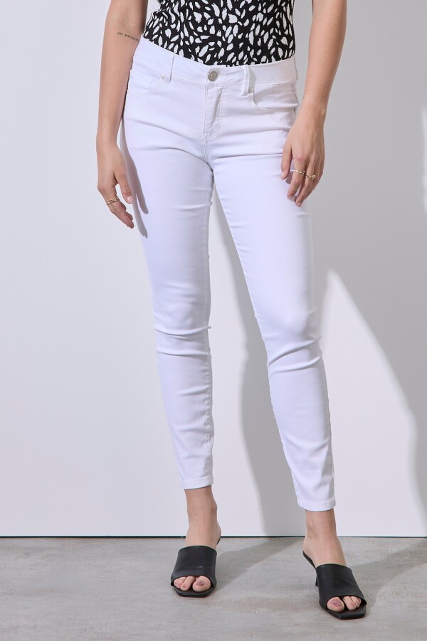 Jean Skinny Goddess BLANCO