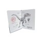 Cuaderno tapa dura Jurassic world gris