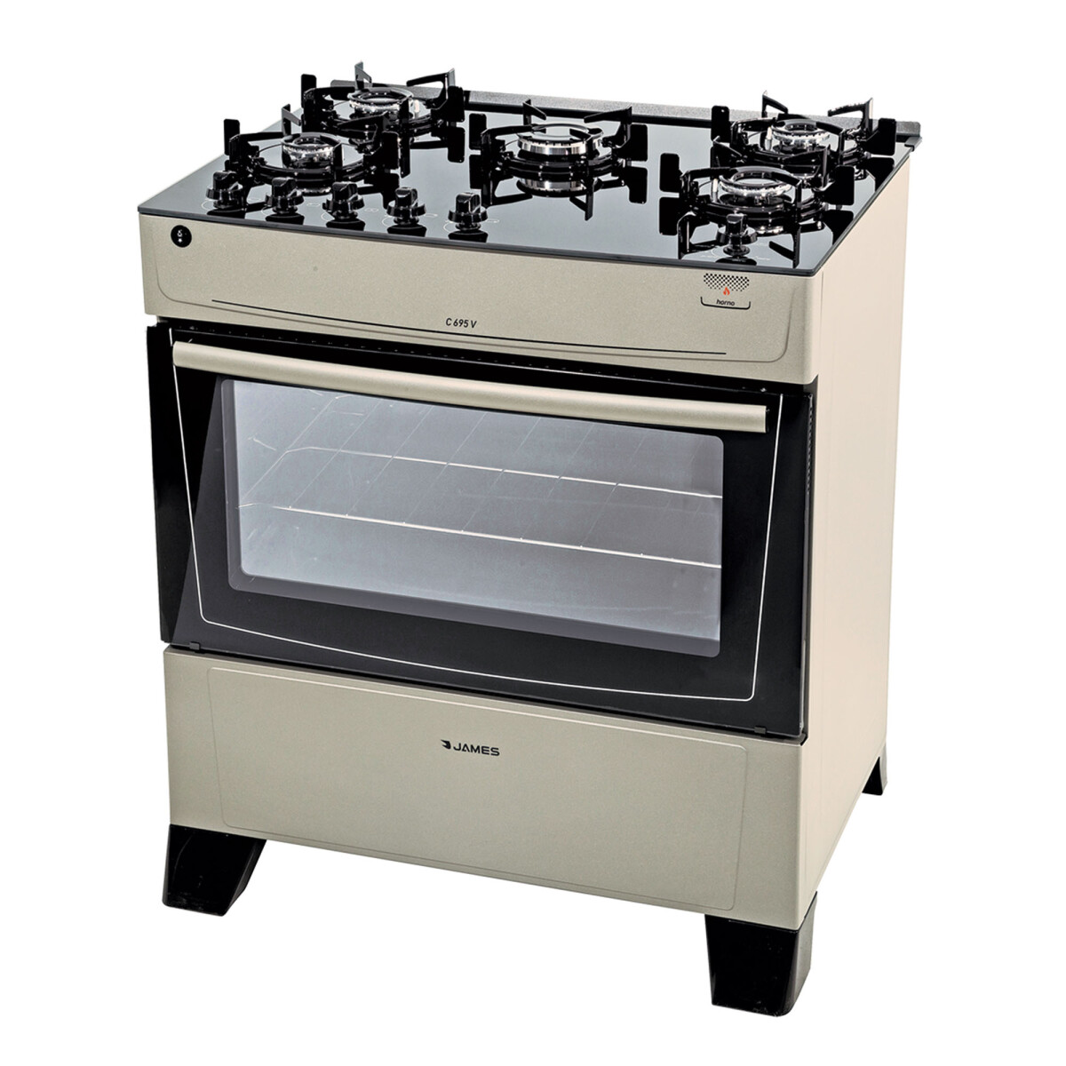 COCINA JAMES - GAS GRIS C 695 V 