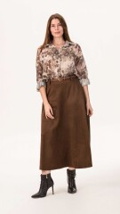 Falda Roma chocolate