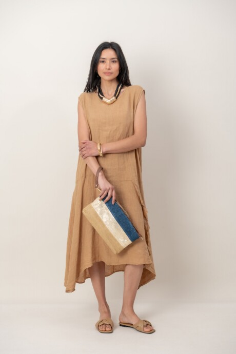 VESTIDO ADAMINA Camel