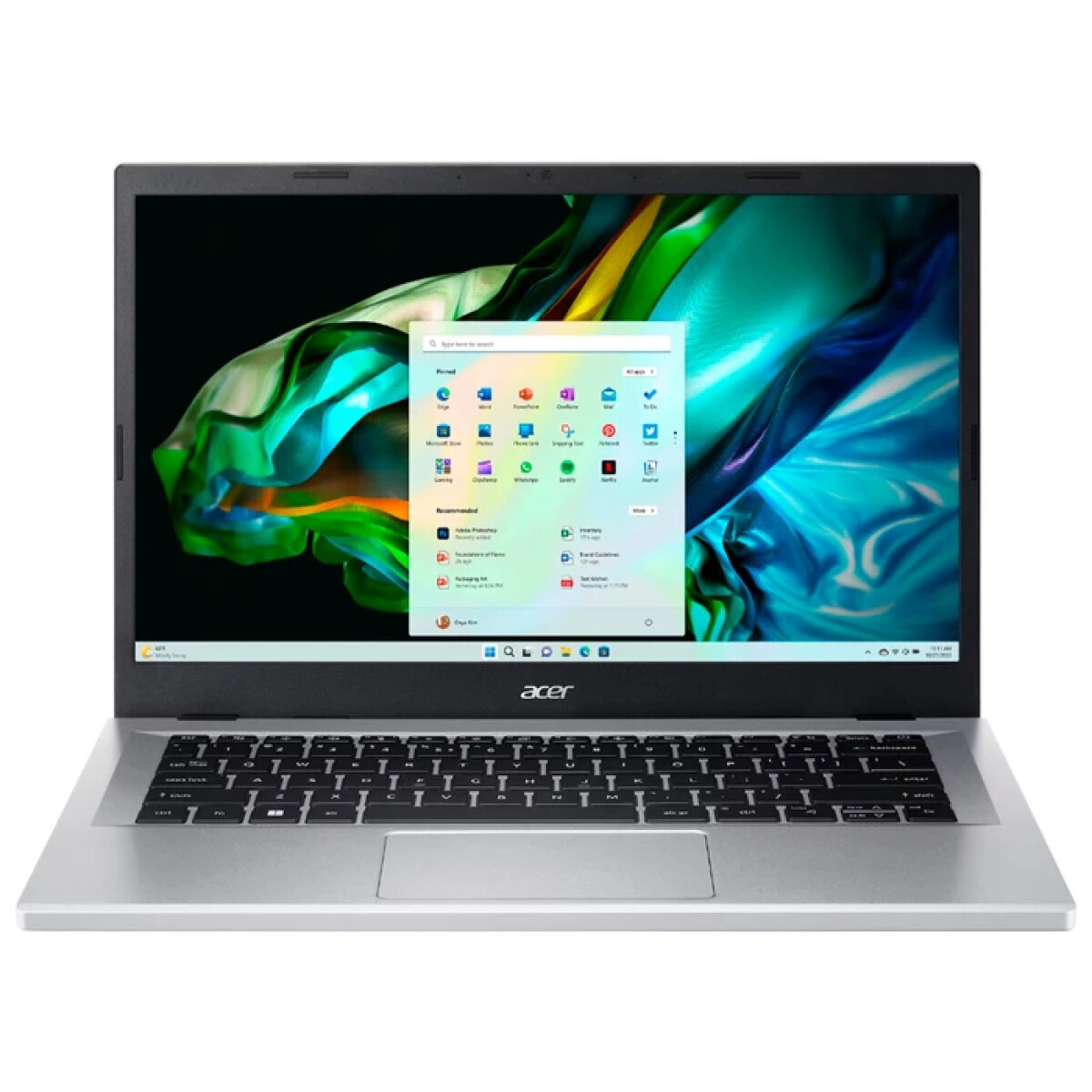 Notebook Acer 14" I3 12th 8gb 128gb Ssd W11 Usado 