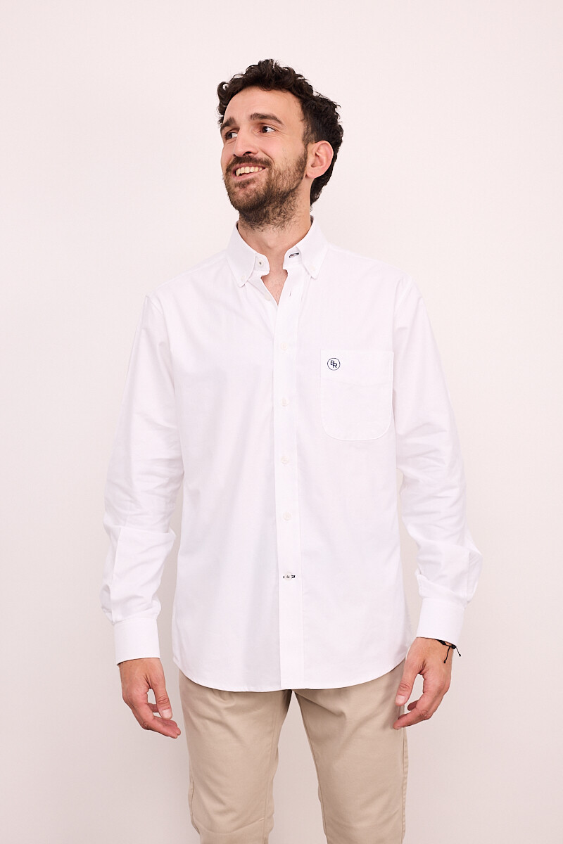 Camisa Oxford Brixton - Withe 