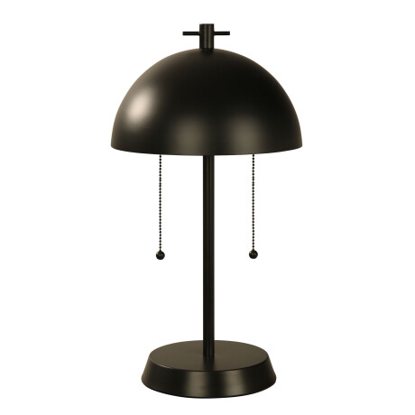LÁMPARA DE MESA METAL NEGRO RONG