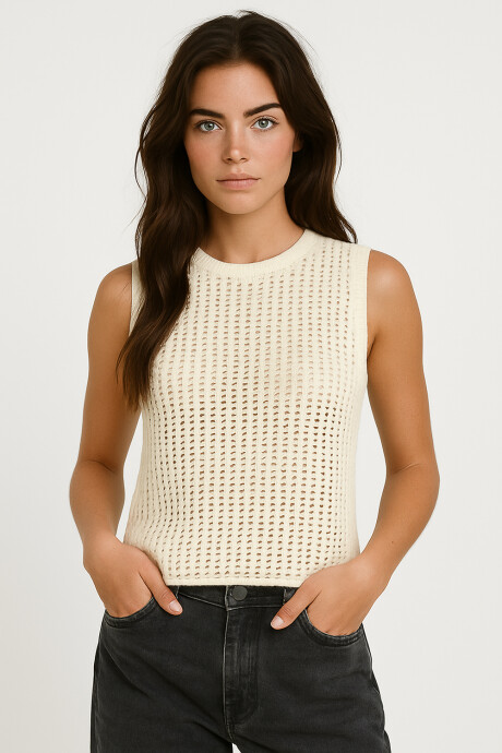 Musculosa Ruka Marfil / Off White