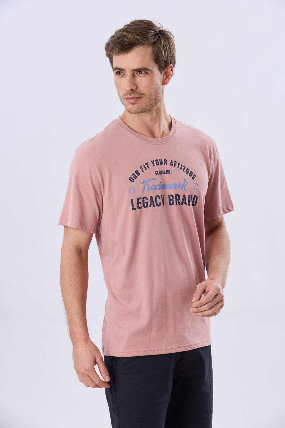 REMERA ESTAMPADA DE ALGODÓN Rosa