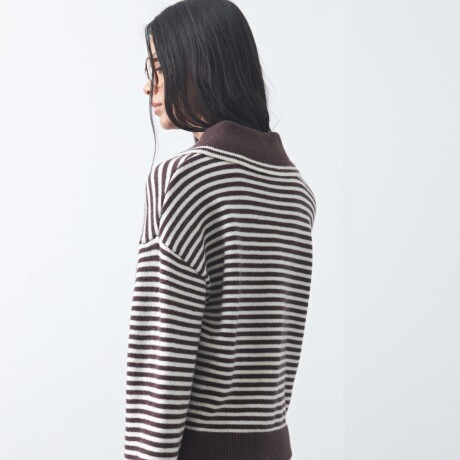 SWEATER <br /> TUMBES Marrón oscuro
