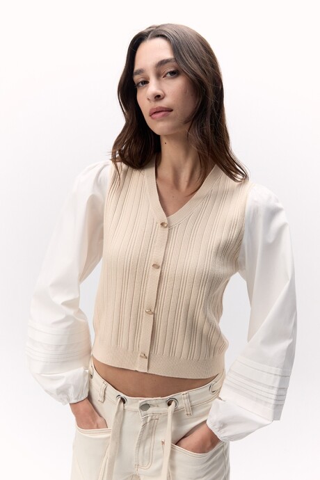 Sweater Cuarzo Crudo