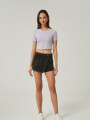 Remera Belga Lila Grisaceo