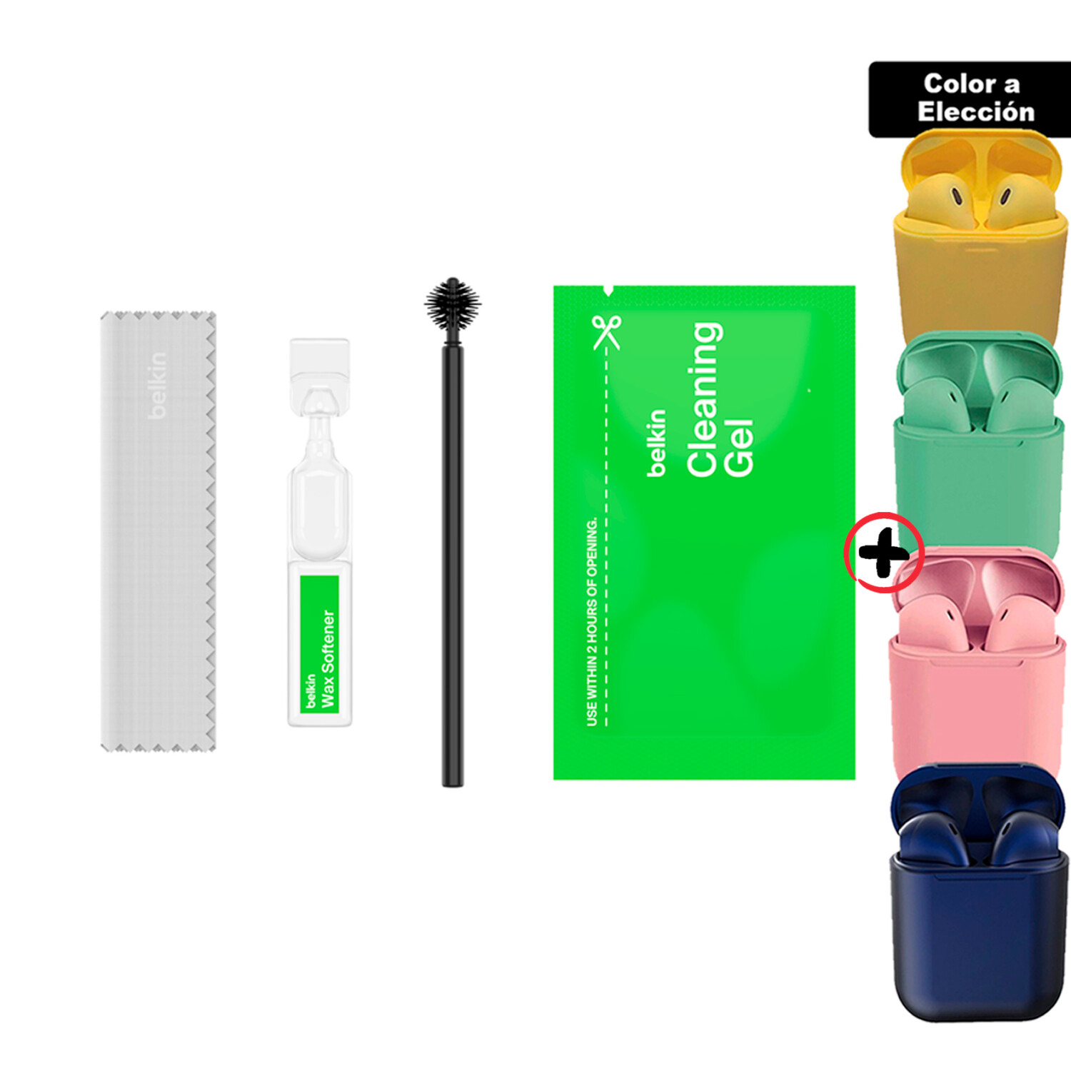 Belkin Kit De Limpieza Para AirPods Cp + Auriculares
