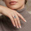 Anillo Bioma de MOON en Plata 925 con brillante y piedras semipreciosas Anillo Bioma de MOON en Plata 925 con brillante y piedras semipreciosas