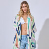 Kimono Lineas MULTI/AZUL