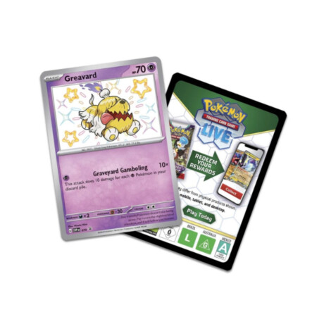 Pokémon TCG: Escarlata y Violeta - Destinos de Paldea - Greavard - Pegatina Especial [Español] Pokémon TCG: Escarlata y Violeta - Destinos de Paldea - Greavard - Pegatina Especial [Español]