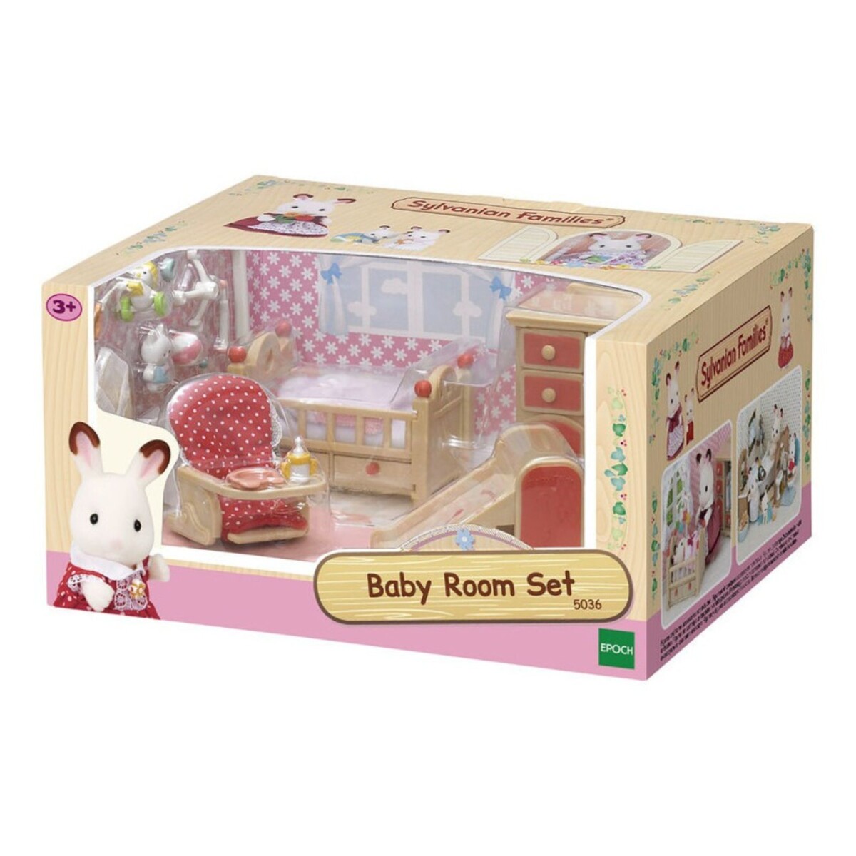 Sylvanian Families Set Dormitorio Bebe Conejo De Chocolate 