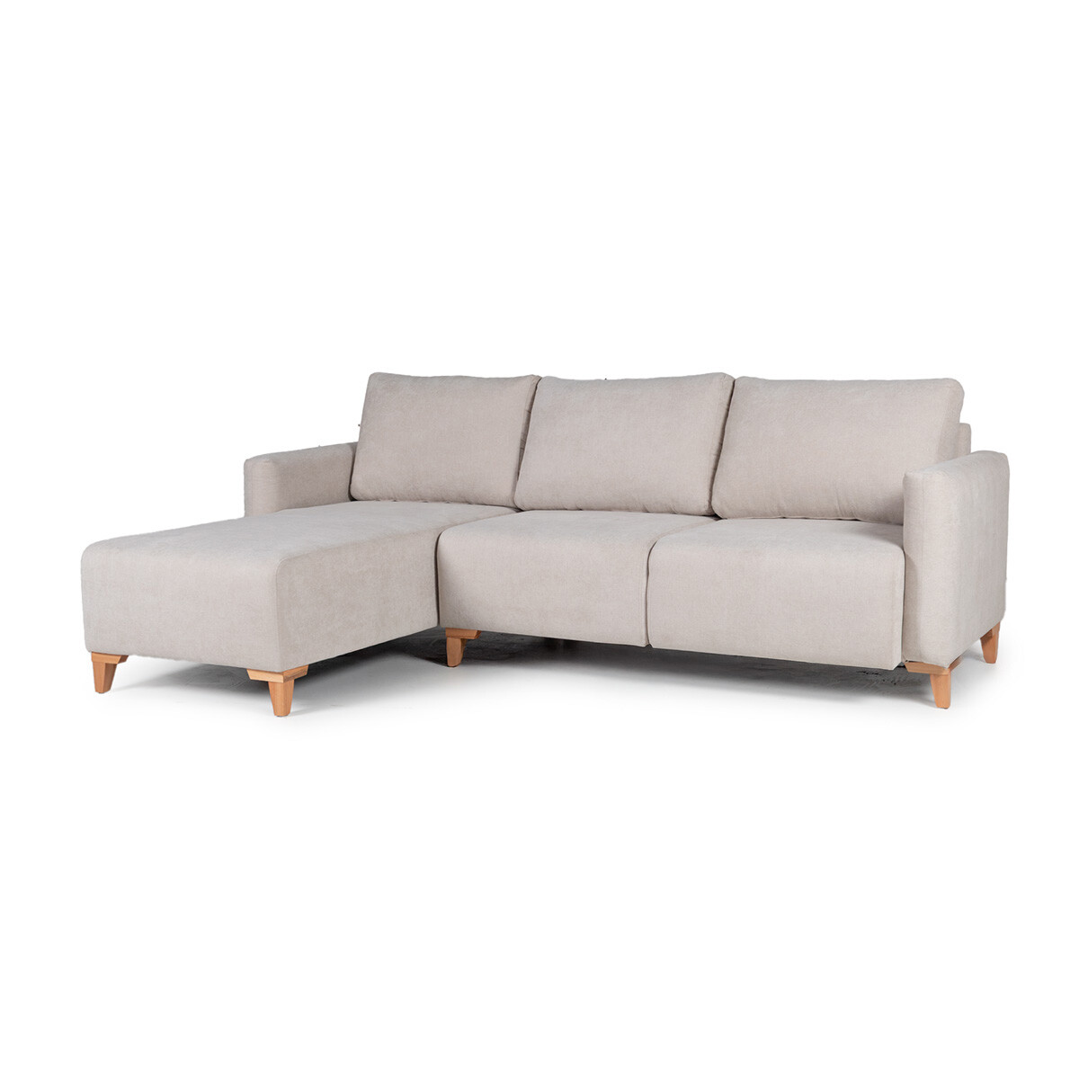 Rinconera Cuarzo - Tela Microfibra - Chaise izquierdo - TC 1010 (Beige) 