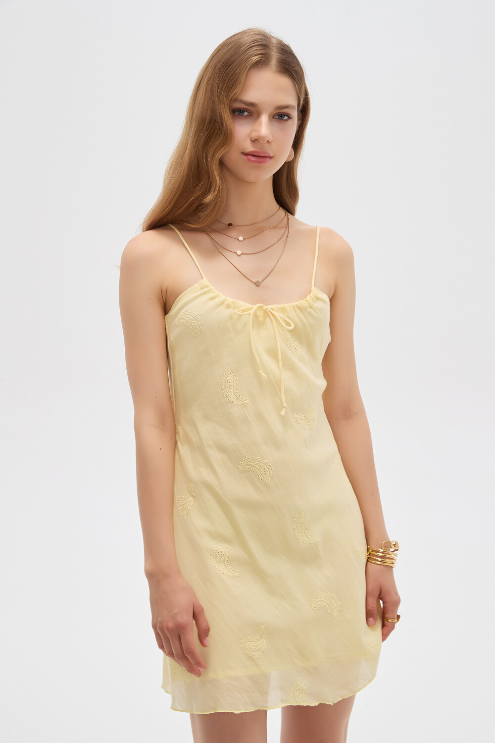 Vestido Tamaro Amarillo Palido