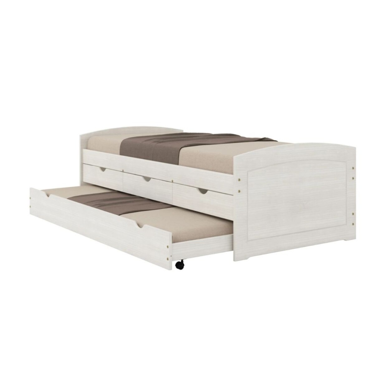 Cama Marinera Madera Maciza Con Cajones - Ulli 
