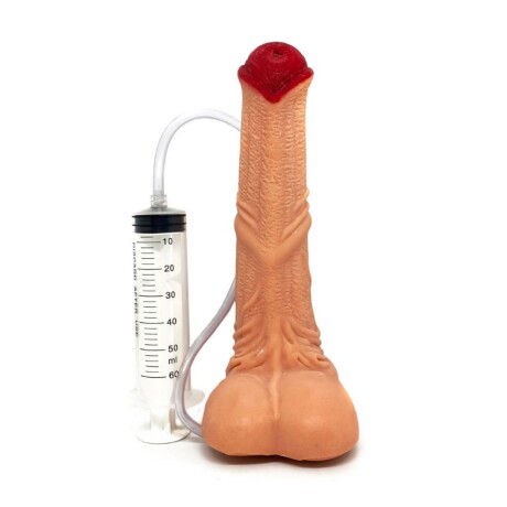 Dildo Eyaculador Pet Play Caballo Piel