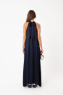 VESTIDO ARRUGADO Azul