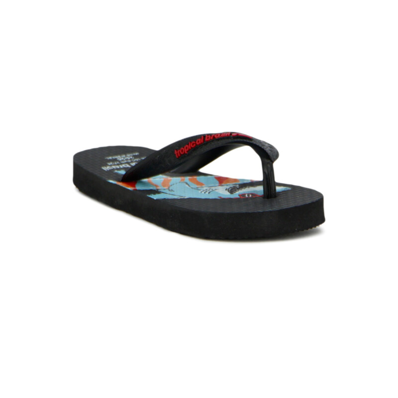 Tropical Brasil Ojota Infantil De Niño - Negro Negro