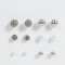 Aros Sets Con strass Set De Aros Con Strass - Plateado