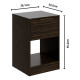 Mesa De Luz Moderna Dormitorio Para Cabecera Moderna Paris Marrón