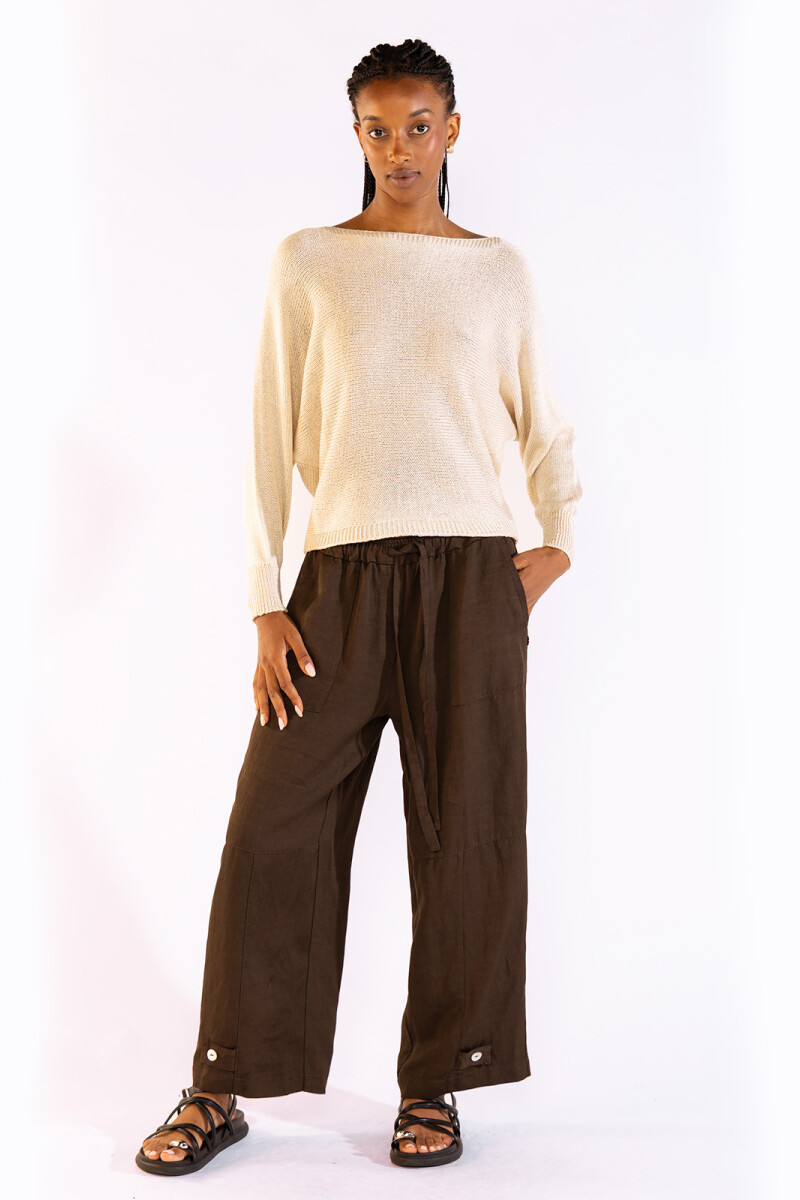 LU TIGER SWEATER Cream