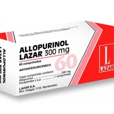 Alopurinol 300mg 60 Comprimidos Alopurinol 300mg 60 Comprimidos