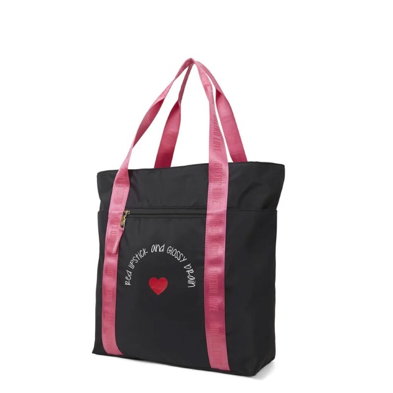 Cartera Las Oreiro Love Negro