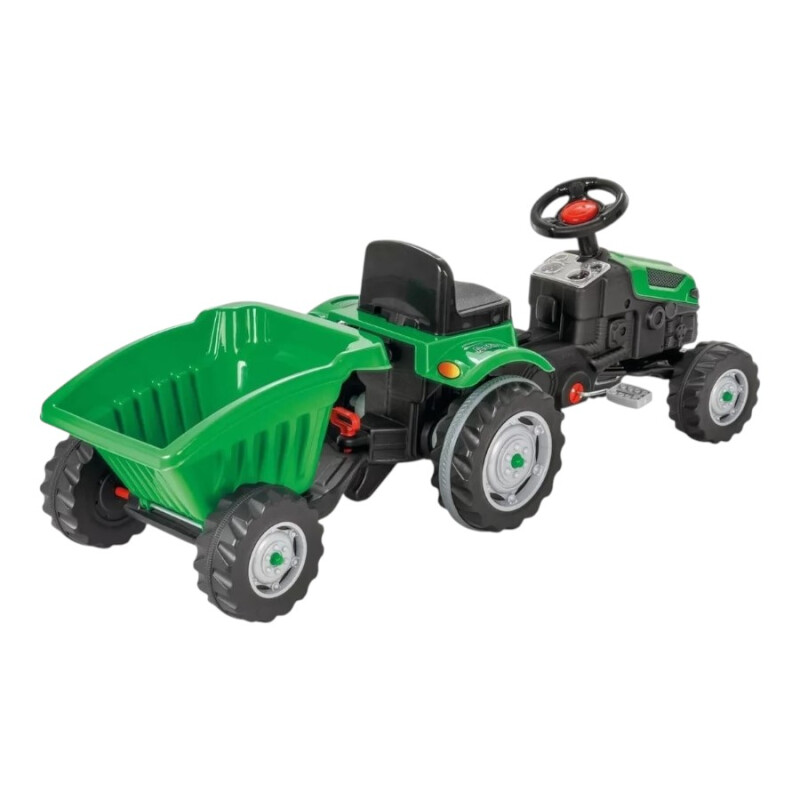 Tractor Infantil a Pedal con Remolque Tractor Infantil a Pedal con Remolque