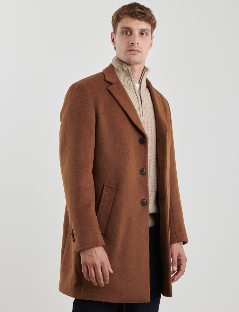 300260 SOBRETODO HARRINGTON LABEL Marron
