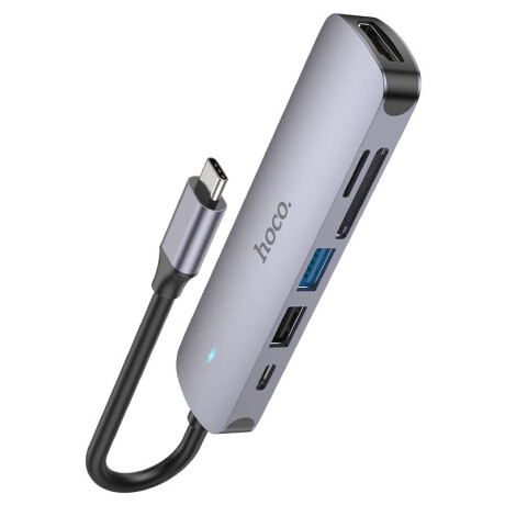 Hub Hoco Hb28 Usb-c A Hdmi/usb-a/sd/hdmi Metal G Hub Hoco Hb28 Usb-c A Hdmi/usb-a/sd/hdmi Metal G