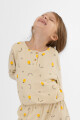 Pijama infantil hello lemons Marfil