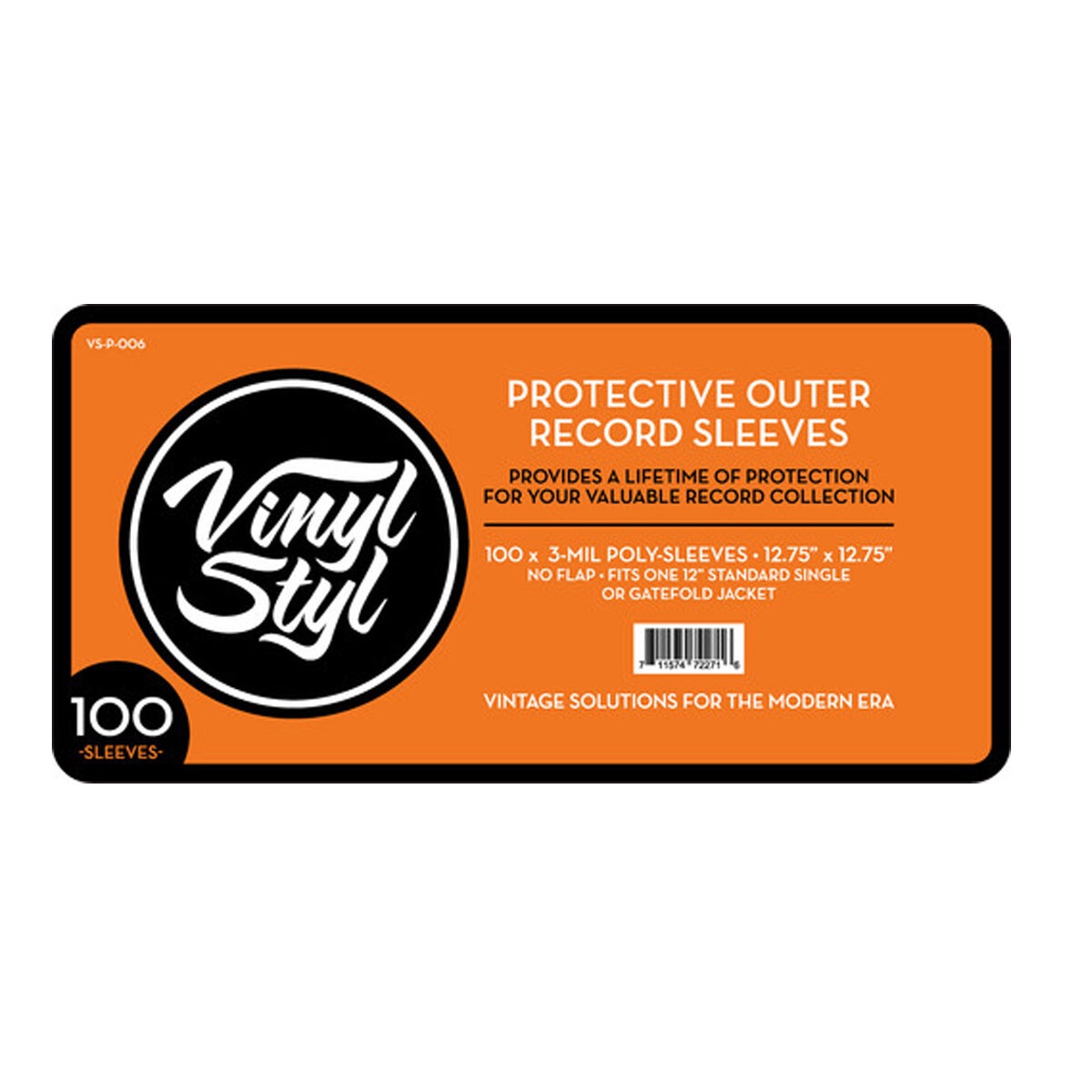 Fundas Exteriores Para Discos De Vinilo Vinyl Styl 12" Transparentes – Pack De 100 Unidades 