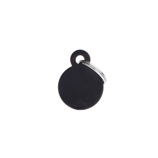 CHAPA PARA COLLAR MY FAMILY CÍRCULO PEQUEÑO NEGRO CHAPA PARA COLLAR MY FAMILY CÍRCULO PEQUEÑO NEGRO